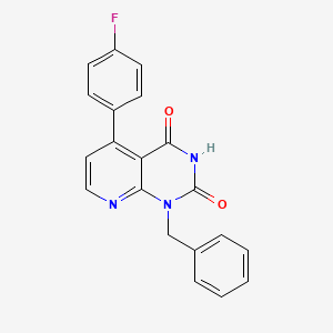 1-benzyl-5-(4-fluorophenyl)pyrido[2,3-d]pyrimidine-2,4(1H,3H)-dione