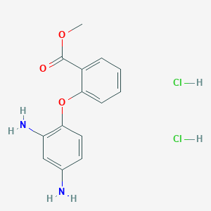 methyl 2-(2,4-diaminophenoxy)benzoate dihydrochloride