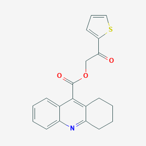 1,2,3,4-Tetrahydroacridine-9-carboxylic acid (2-oxo-2-thiophen-2-ylethyl) ester