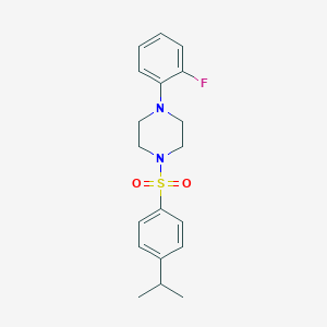 1-(2-Fluorophenyl)-4-[(4-isopropylphenyl)sulfonyl]piperazine