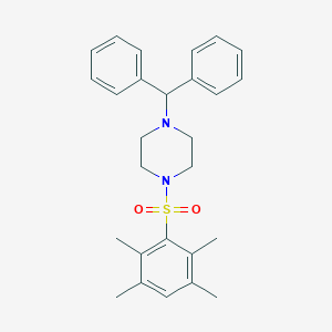 1-Benzhydryl-4-(2,3,5,6-tetramethylphenyl)sulfonylpiperazine