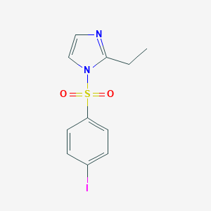 molecular formula C11H11IN2O2S B486266 2-Ethyl-1-(4-iodophenyl)sulfonylimidazole CAS No. 496014-73-4