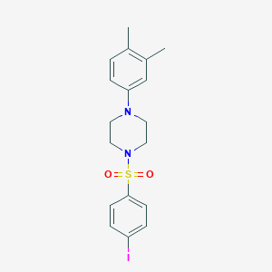 1-(3,4-Dimethylphenyl)-4-(4-iodobenzenesulfonyl)piperazine