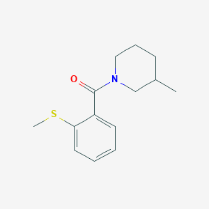 3-methyl-1-[2-(methylthio)benzoyl]piperidine