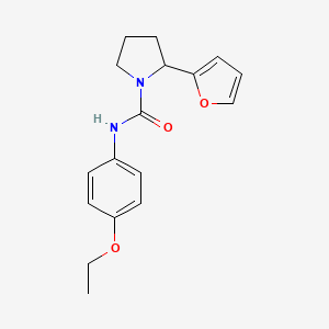 N-(4-ethoxyphenyl)-2-(2-furyl)-1-pyrrolidinecarboxamide