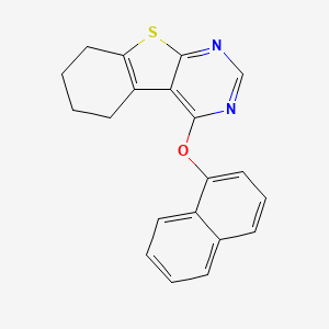 4-Naphthalen-1-yloxy-5,6,7,8-tetrahydro-[1]benzothiolo[2,3-d]pyrimidine