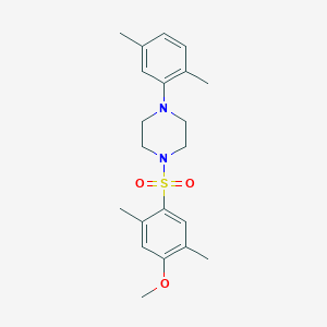 1-(2,5-Dimethylphenyl)-4-(4-methoxy-2,5-dimethylbenzenesulfonyl)piperazine