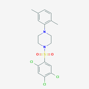 1-(2,5-Dimethylphenyl)-4-(2,4,5-trichlorobenzenesulfonyl)piperazine