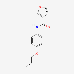 N-(4-propoxyphenyl)-3-furamide