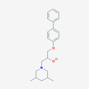 1-(3,5-Dimethylpiperidyl)-3-(4-phenylphenoxy)propan-2-ol