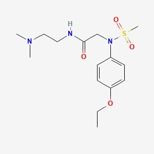 N~1~-[2-(dimethylamino)ethyl]-N~2~-(4-ethoxyphenyl)-N~2~-(methylsulfonyl)glycinamide