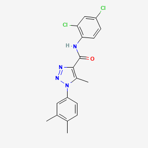 N-(2,4-dichlorophenyl)-1-(3,4-dimethylphenyl)-5-methyl-1H-1,2,3-triazole-4-carboxamide