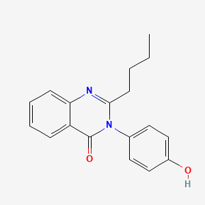 2-butyl-3-(4-hydroxyphenyl)quinazolin-4(3H)-one