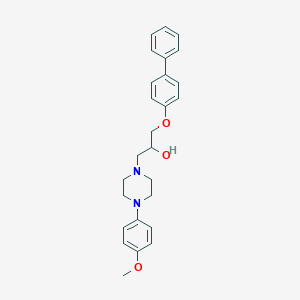 1-[4-(4-Methoxyphenyl)piperazin-1-yl]-3-(4-phenylphenoxy)propan-2-ol