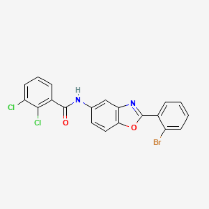 N-[2-(2-bromophenyl)-1,3-benzoxazol-5-yl]-2,3-dichlorobenzamide