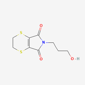 6-(3-hydroxypropyl)-2,3-dihydro-5H-[1,4]dithiino[2,3-c]pyrrole-5,7(6H)-dione