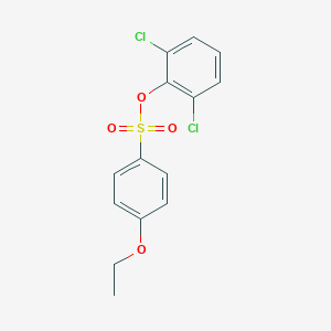 molecular formula C14H12Cl2O4S B486298 2,6-Dichlorophenyl 4-ethoxybenzenesulfonate CAS No. 667891-67-0