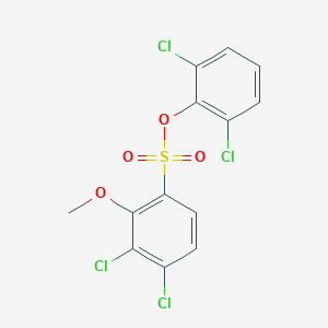 2,6-Dichlorophenyl 3,4-dichloro-2-methoxybenzenesulfonate