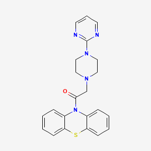 1-Phenothiazin-10-yl-2-(4-pyrimidin-2-ylpiperazinyl)ethan-1-one