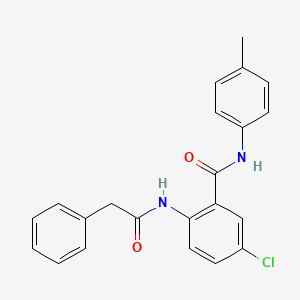 5-chloro-N-(4-methylphenyl)-2-[(phenylacetyl)amino]benzamide