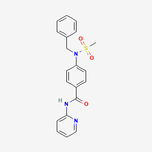 4-[benzyl(methylsulfonyl)amino]-N-2-pyridinylbenzamide