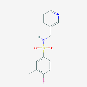 4-Fluoro-3-methyl-N-pyridin-3-ylmethyl-benzenesulfonamide