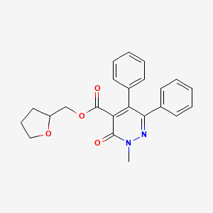 (OXOLAN-2-YL)METHYL 2-METHYL-3-OXO-5,6-DIPHENYL-2,3-DIHYDROPYRIDAZINE-4-CARBOXYLATE