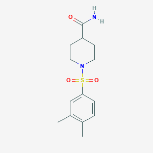 1-[(3,4-Dimethylphenyl)sulfonyl]piperidine-4-carboxamide