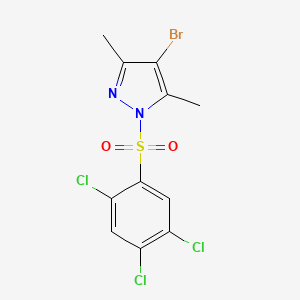 4-BROMO-3,5-DIMETHYL-1H-PYRAZOL-1-YL (2,4,5-TRICHLOROPHENYL) SULFONE