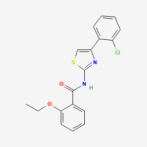 N-[4-(2-chlorophenyl)-1,3-thiazol-2-yl]-2-ethoxybenzamide