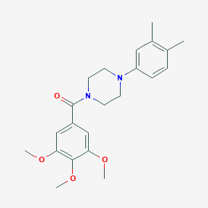 [4-(3,4-Dimethylphenyl)piperazin-1-yl](3,4,5-trimethoxyphenyl)methanone