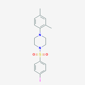 1-(2,4-Dimethylphenyl)-4-(4-iodophenyl)sulfonylpiperazine