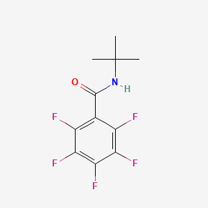 2,3,4,5,6-PENTAFLUORO-N-(2-METHYL-2-PROPANYL)BENZAMIDE