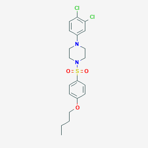 1-(4-Butoxyphenyl)sulfonyl-4-(3,4-dichlorophenyl)piperazine