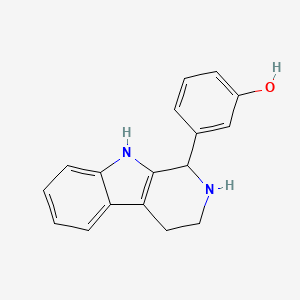 3-(2,3,4,9-tetrahydro-1H-beta-carbolin-1-yl)phenol