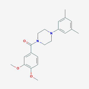 (3,4-Dimethoxyphenyl)(4-(3,5-dimethylphenyl)piperazin-1-yl)methanone