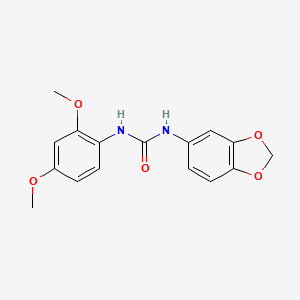 N-(1,3-BENZODIOXOL-5-YL)-N'-(2,4-DIMETHOXYPHENYL)UREA