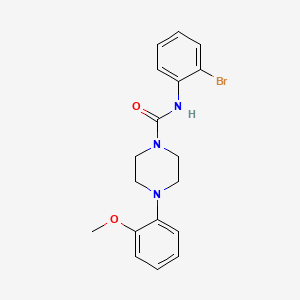 N-(2-bromophenyl)-4-(2-methoxyphenyl)piperazine-1-carboxamide