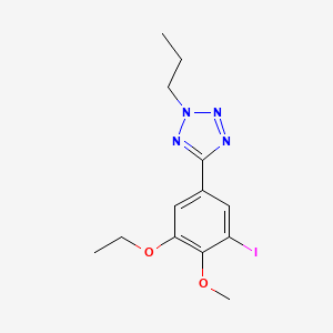 5-(3-ethoxy-5-iodo-4-methoxyphenyl)-2-propyl-2H-tetrazole