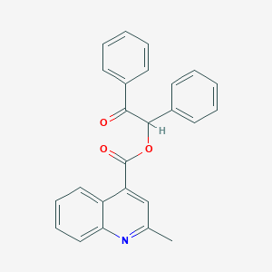 2-Oxo-1,2-diphenylethyl 2-methylquinoline-4-carboxylate