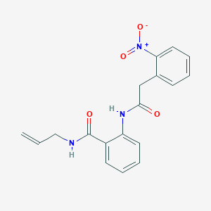 N-allyl-2-{[(2-nitrophenyl)acetyl]amino}benzamide