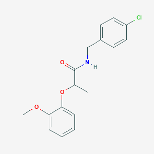 N-(4-chlorobenzyl)-2-(2-methoxyphenoxy)propanamide