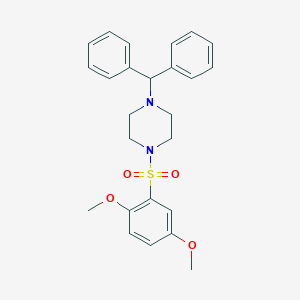 1-Benzhydryl-4-(2,5-dimethoxyphenyl)sulfonylpiperazine