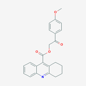 2-(4-Methoxyphenyl)-2-oxoethyl 1,2,3,4-tetrahydroacridine-9-carboxylate