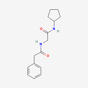 N-[2-(cyclopentylamino)-2-oxoethyl]-2-phenylacetamide