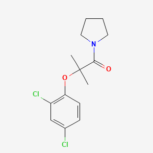 1-[2-(2,4-dichlorophenoxy)-2-methylpropanoyl]pyrrolidine