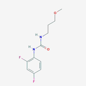 N-(2,4-difluorophenyl)-N'-(3-methoxypropyl)urea