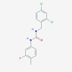 N-(2,4-dichlorobenzyl)-N'-(3-fluoro-4-methylphenyl)urea