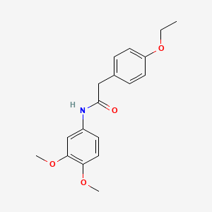 N-(3,4-dimethoxyphenyl)-2-(4-ethoxyphenyl)acetamide