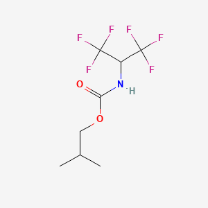 2-methylpropyl N-(1,1,1,3,3,3-hexafluoropropan-2-yl)carbamate